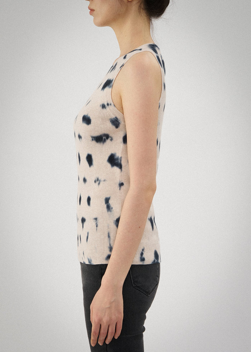 N.85D SKINNY DYE RIB TANK