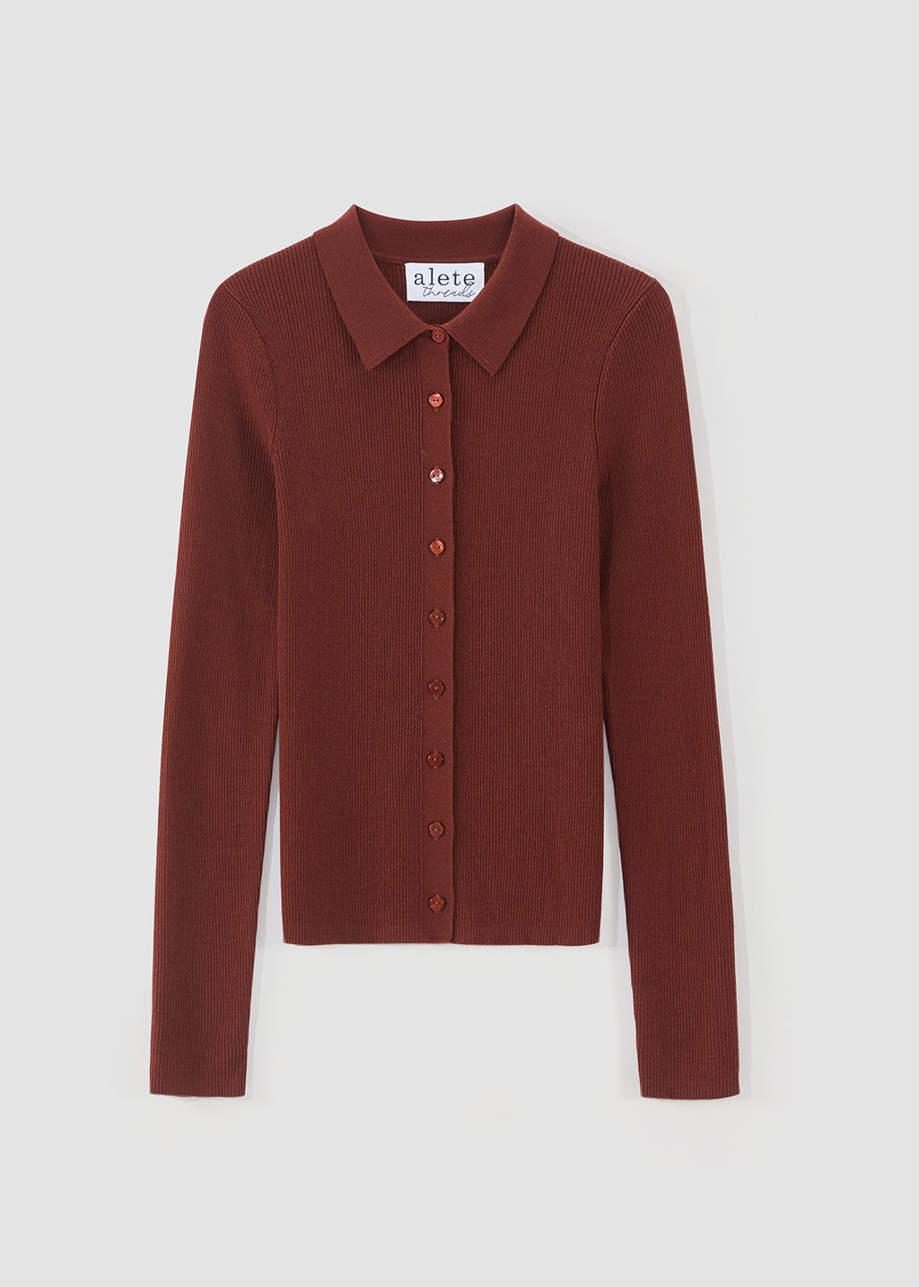 602 LULU RIBBED CARDIGAN