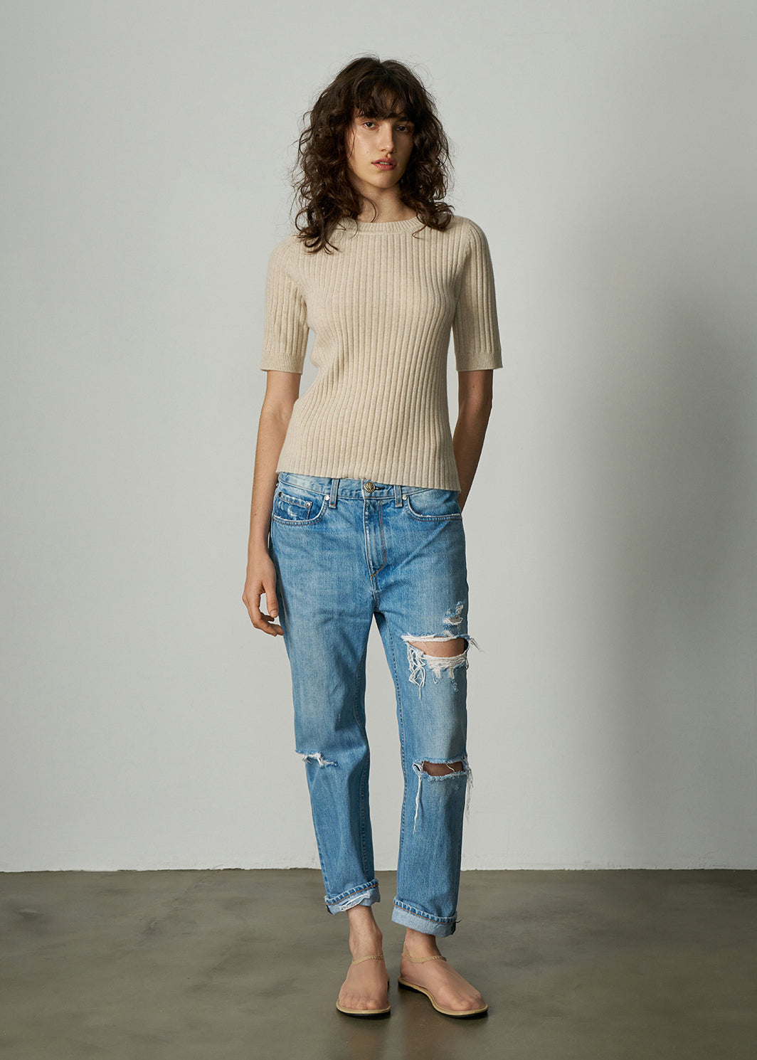 097 CASHMERE SHORT SLEEVE