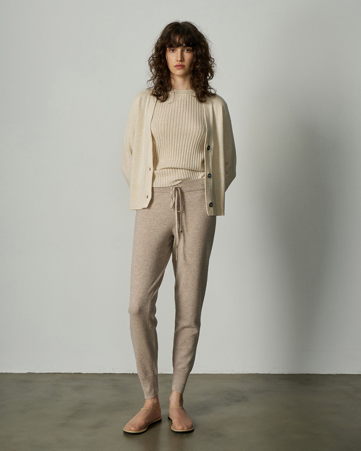 N.46 CASHMERE CLASSIC TRACK PANT
