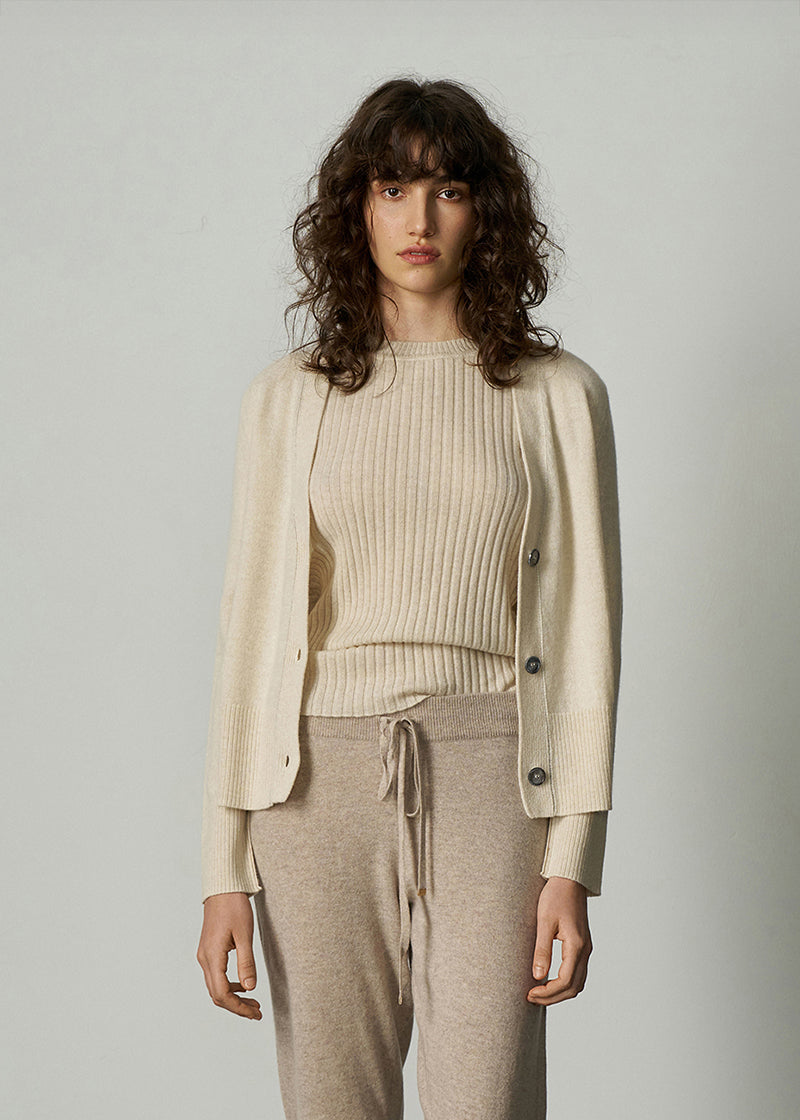 N.46 CASHMERE CLASSIC TRACK PANT