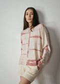 N.2122D FINE KNIT DYE SUMMER V-NECK