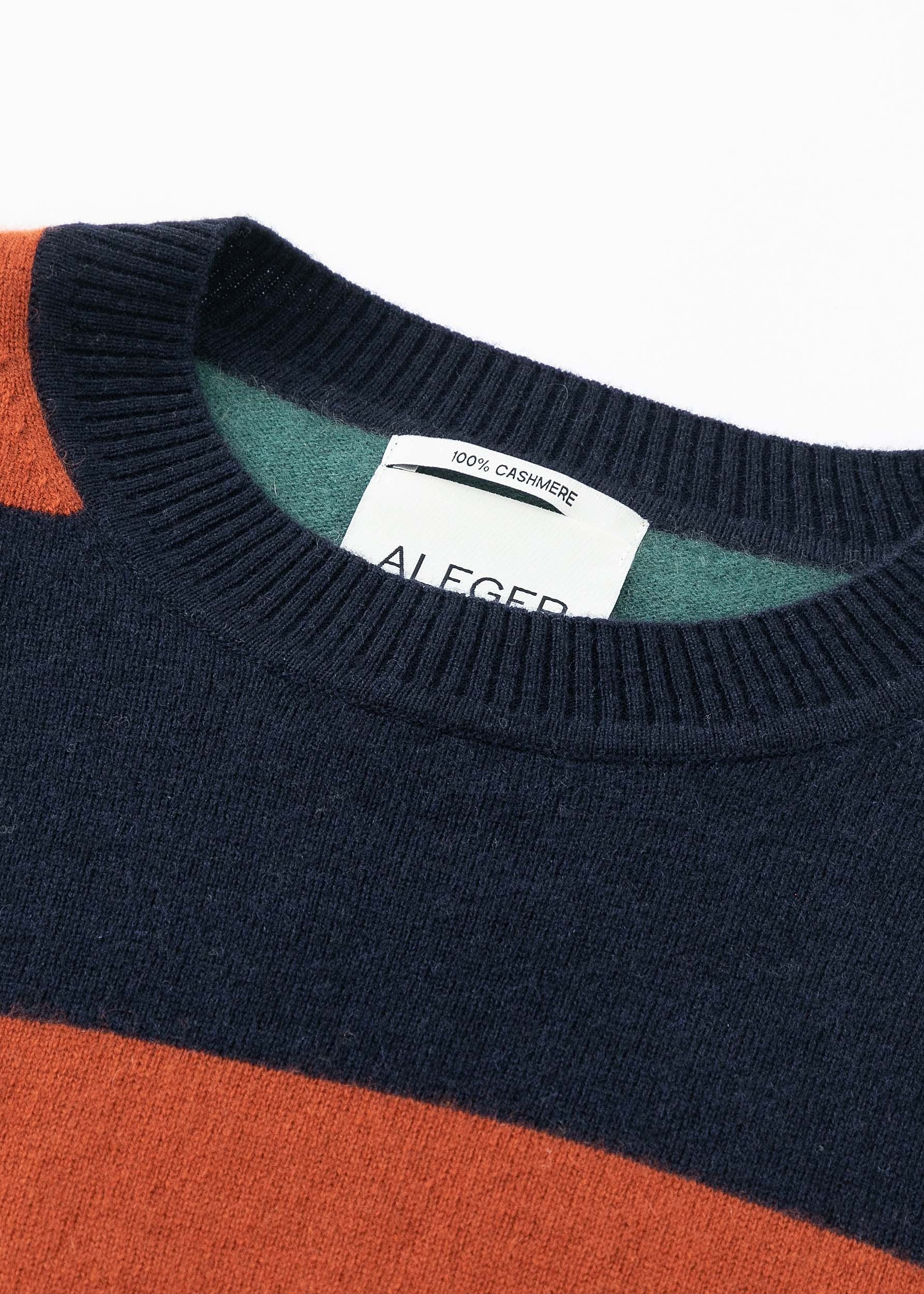 N.80 CONTRAST STRIPE CREW - Only XS,M Left
