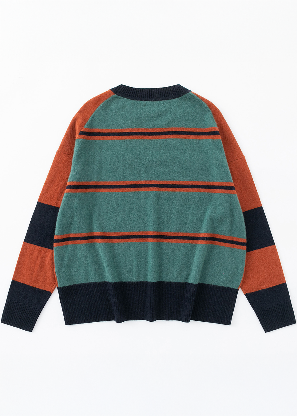 N.80 CONTRAST STRIPE CREW - Only XS,M Left