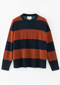 N.80 CONTRAST STRIPE CREW - Only XS,M Left