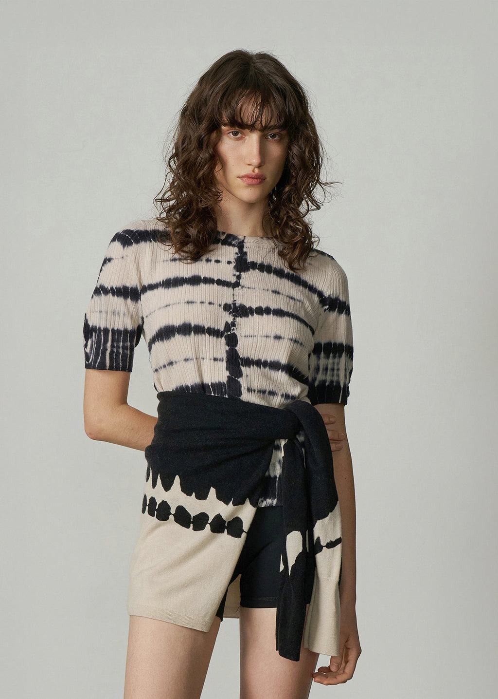 N.139 SKINNY RIB S/S CREW
