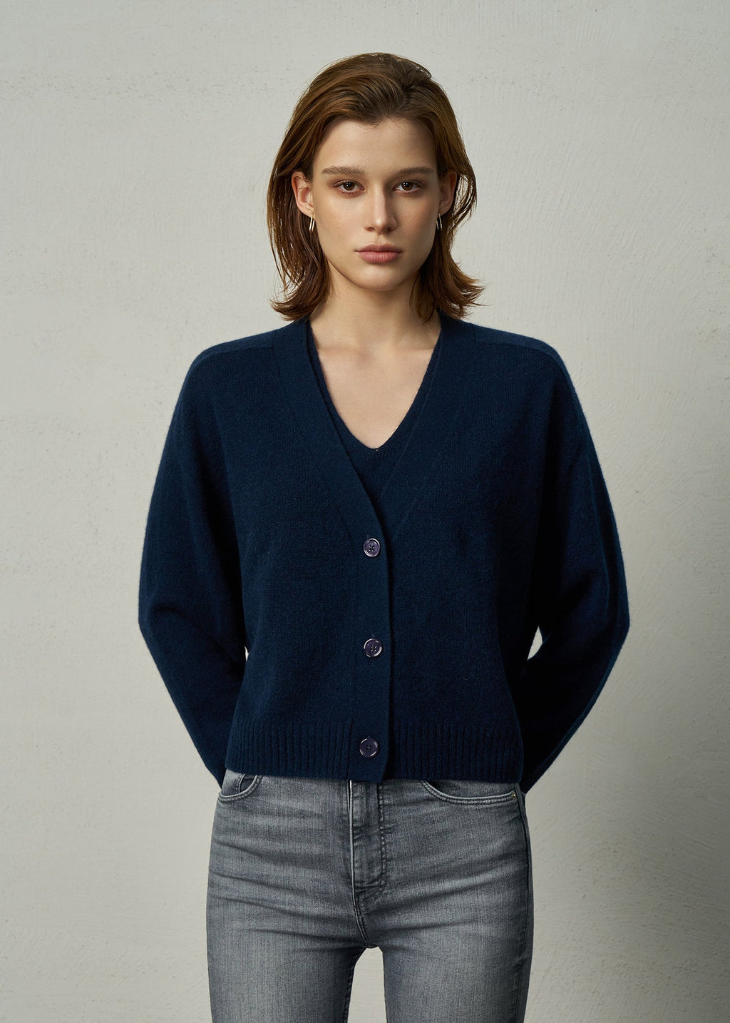 275 CASHMERE FEATHERWEIGHT CARDI FNY