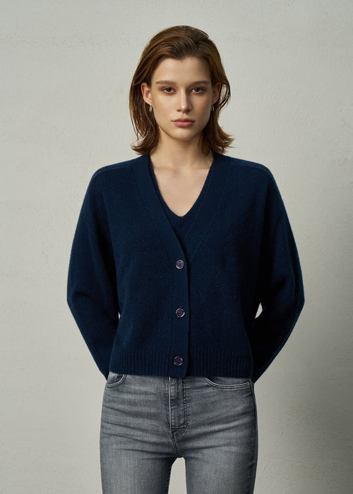 275 CASHMERE FEATHERWEIGHT CARDI FNY