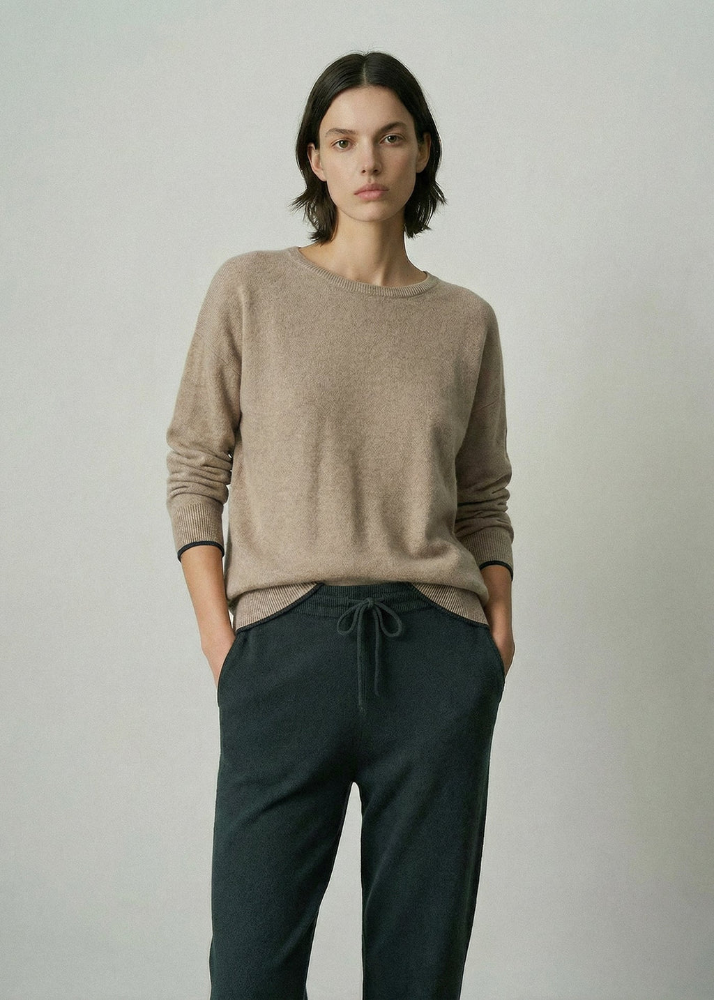 375 CASHMERE BLEND WEEKEND SWEATER SLE