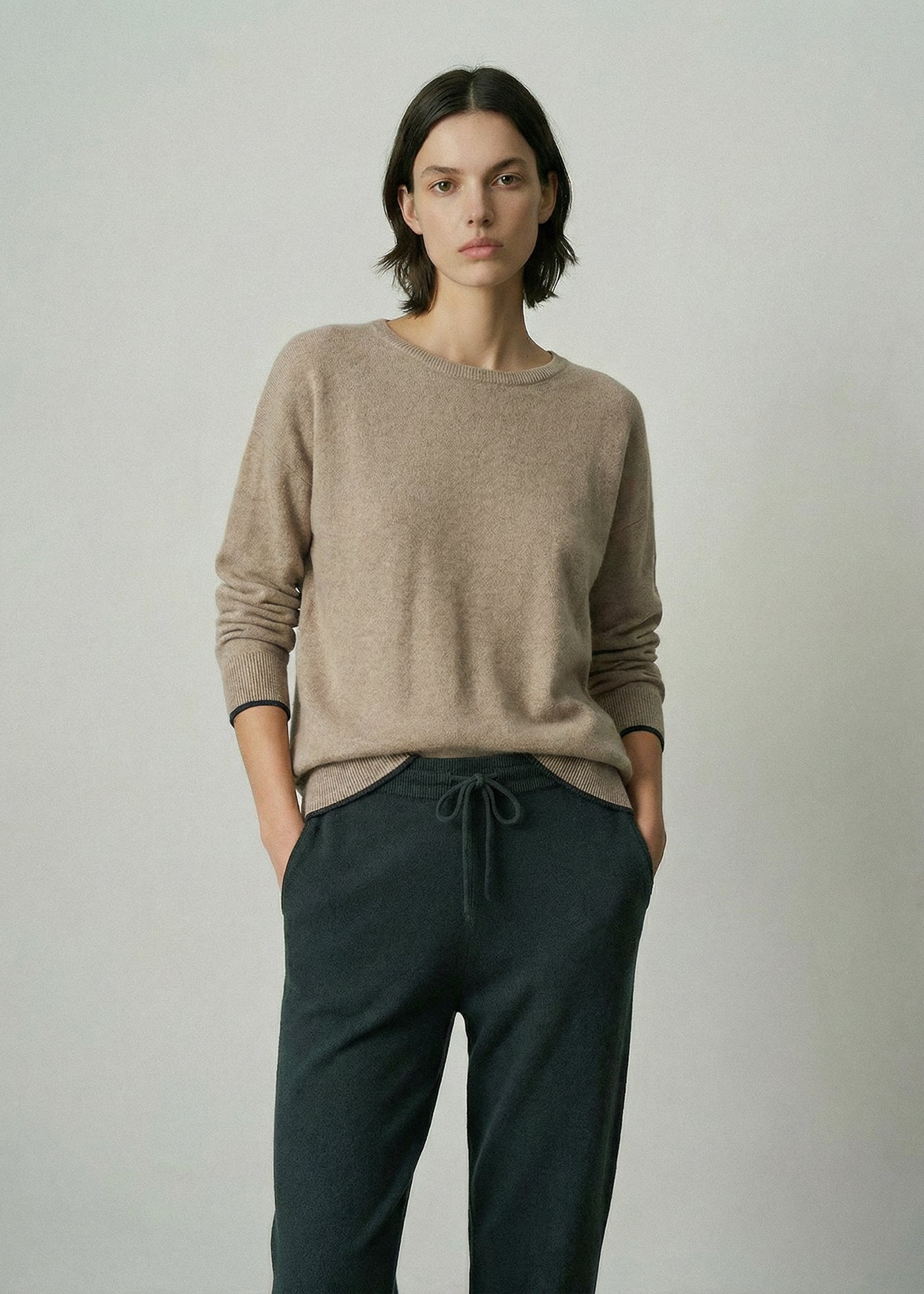 375 CASHMERE BLEND WEEKEND SWEATER SLE