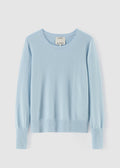 407 CASHMERE CLASSIC CREW WBL