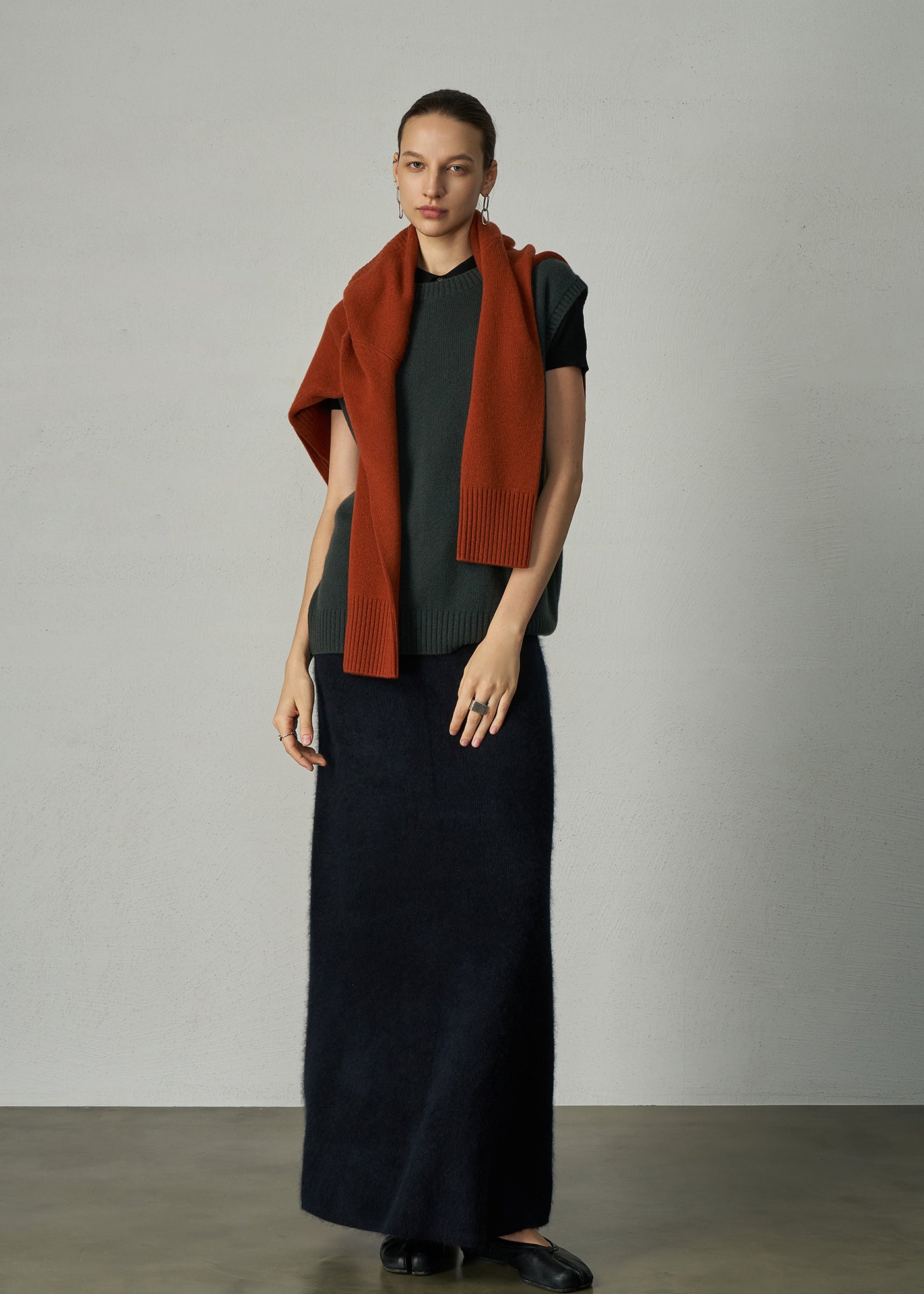 489 CASHMERE BLEND BILLIE VEST KLE