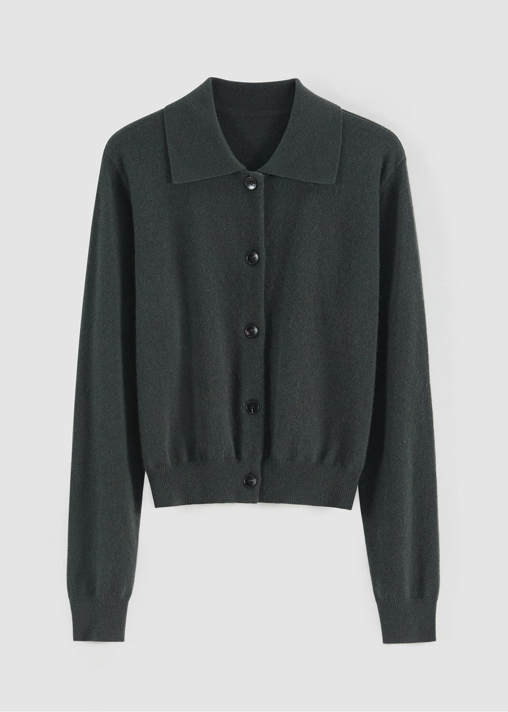491 CASHMERE BLEND COLLARED CARDI KLE