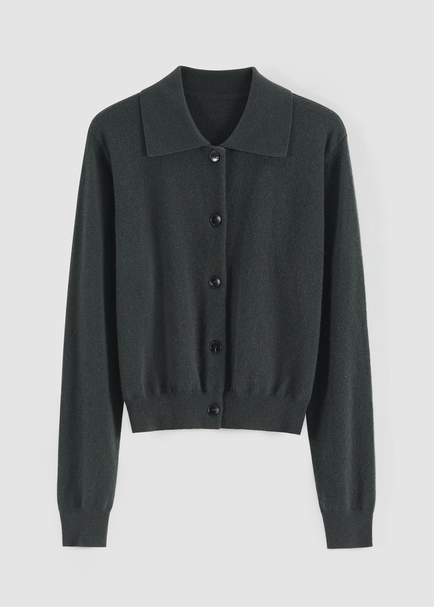 491 CASHMERE BLEND COLLARED CARDI KLE