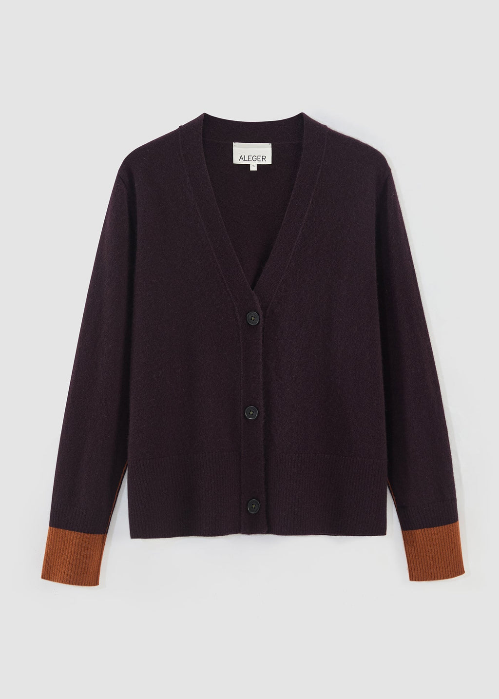 545 CASHMERE SEAM DETAIL CARDI MLT