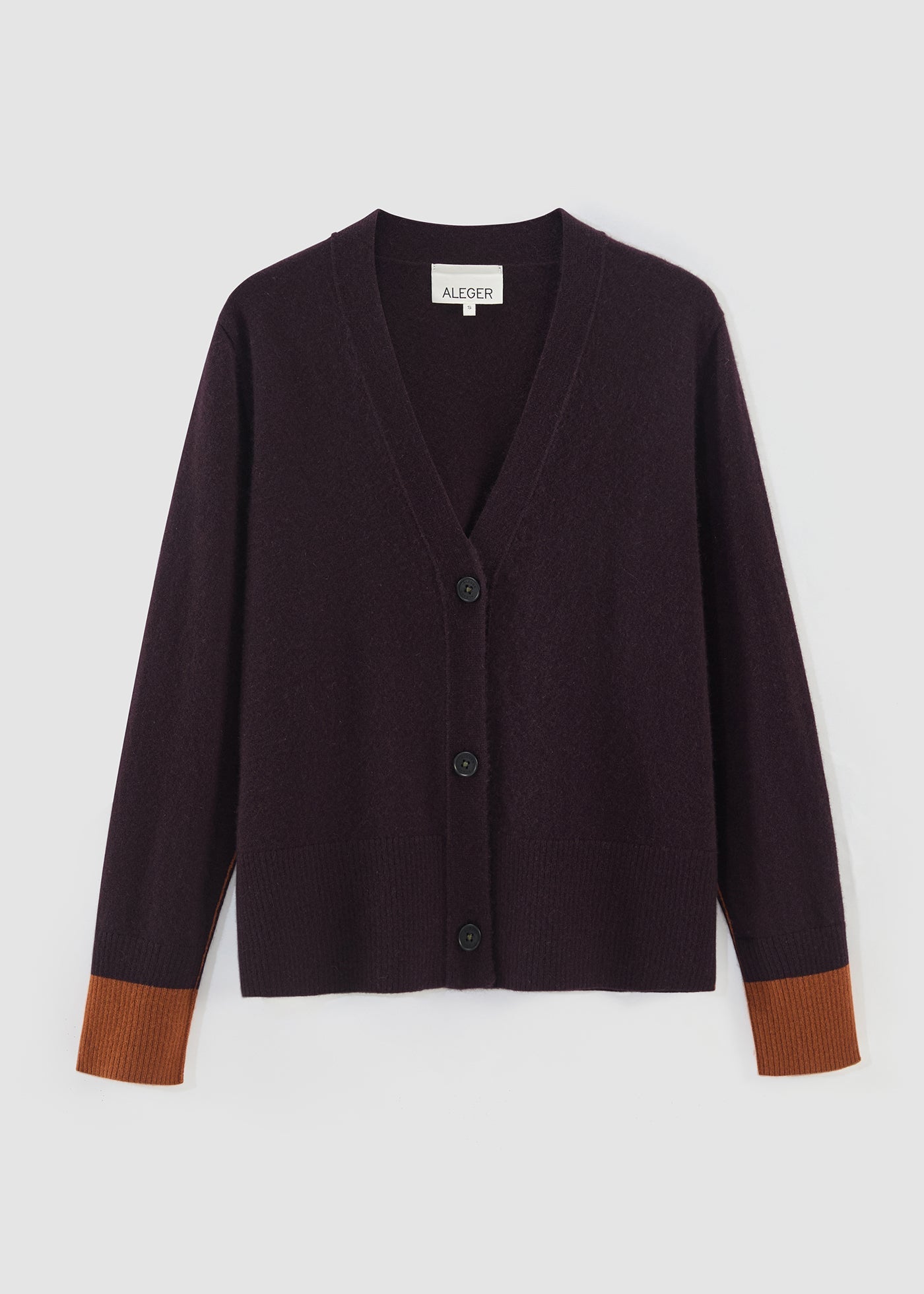 545 CASHMERE SEAM DETAIL CARDI MLT