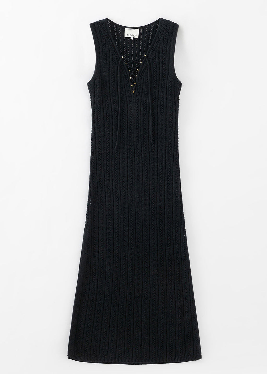 N.298 LACE RIBBED CAMI DRESS