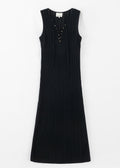 N.298 LACE RIBBED CAMI DRESS