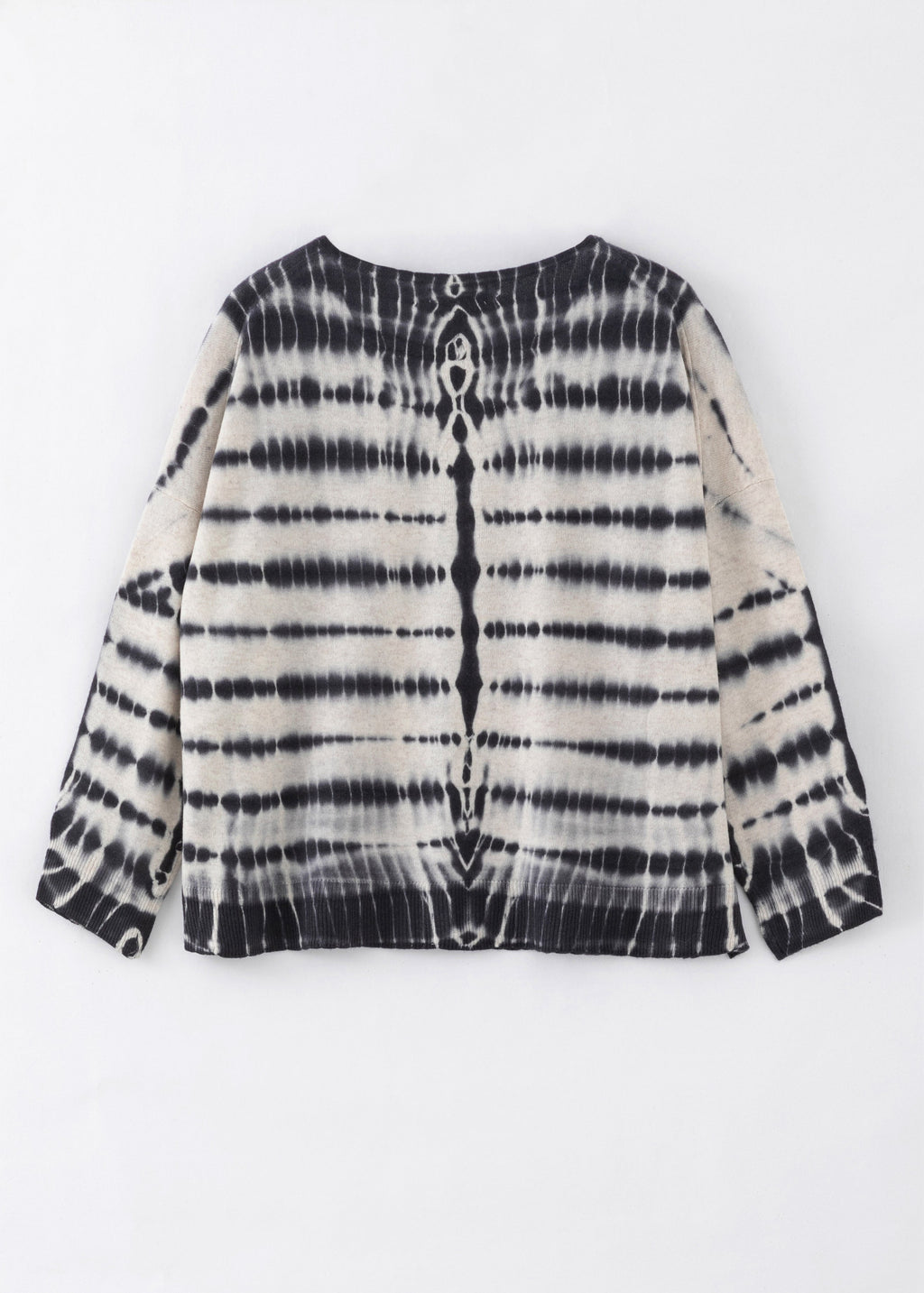 103D OVERSIZED DYE V NECK