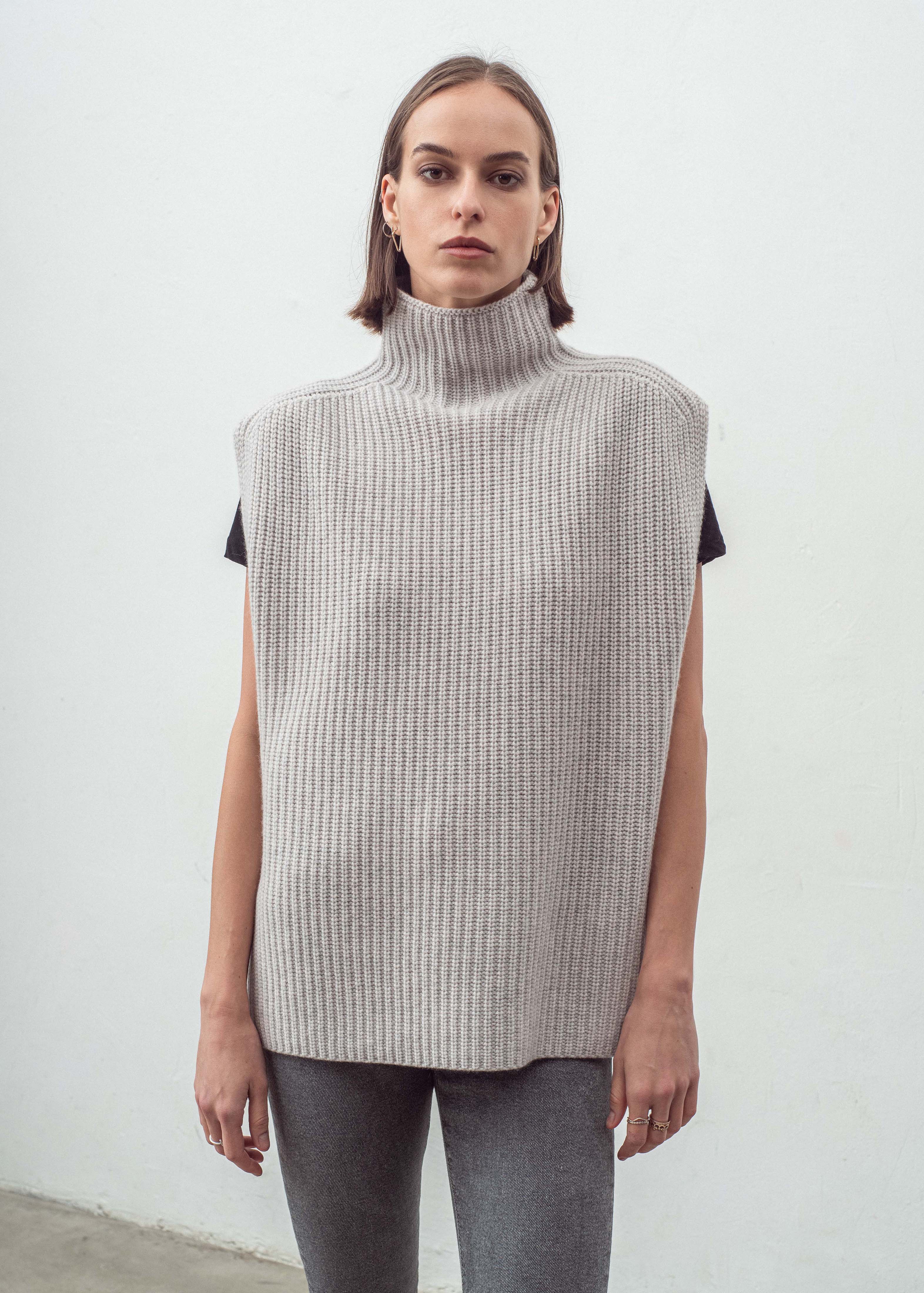 N.329 CHUNKY RIBBED POLO