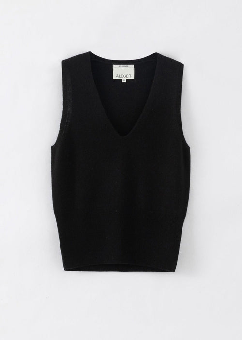 180 CASHMERE CLASSIC TANK BLK